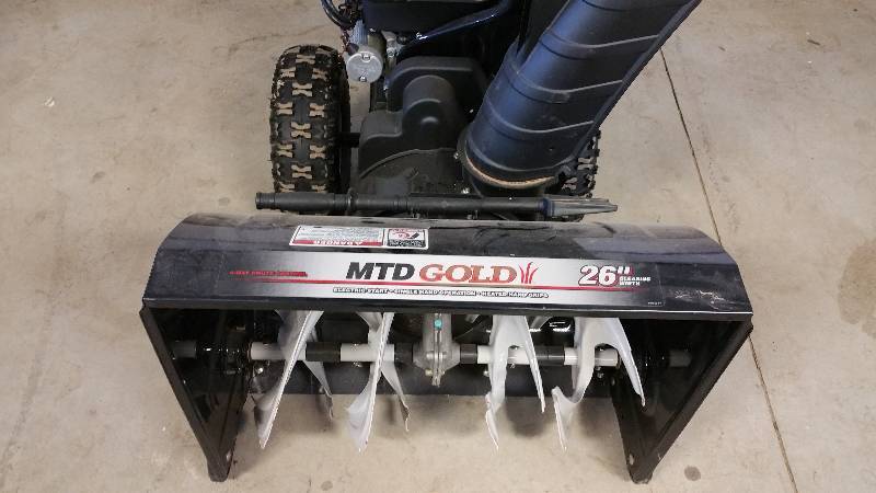 lot 74 image: New MTD Gold Snowblower  Two Stage  26