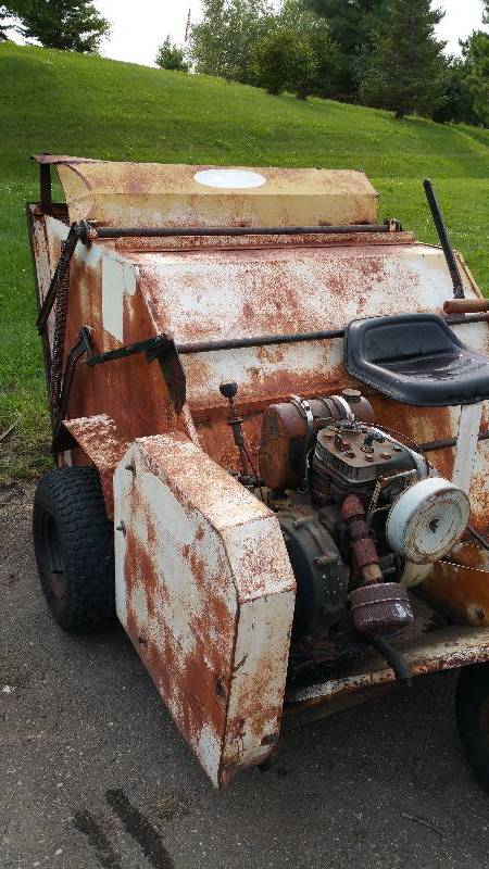 lot 88 image: Rogers 4 Wide Gas Powered Lawn Sweeper