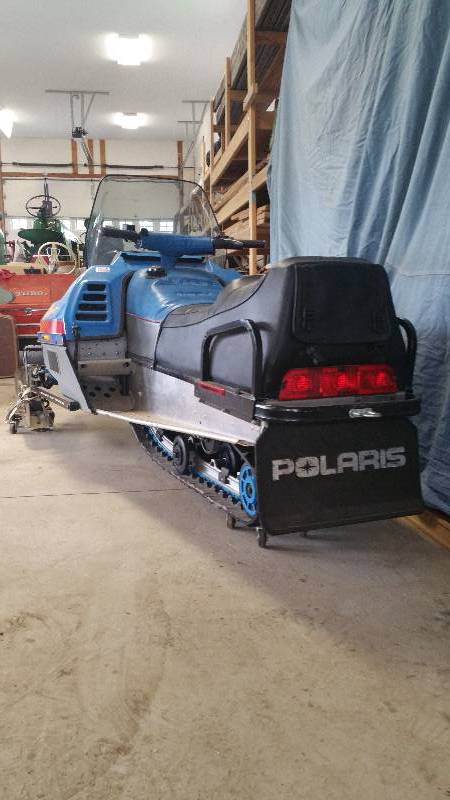 lot 16 image: 1988 Polaris Indy Sport Snowmobile  655 Miles  Extra Seats  Accessories