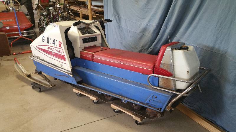 lot 17 image: 1969 Polaris Mustang Snowmobile  1,227 Miles