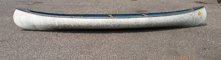 lot 24 image: 1984 15 6 Two Person Fiberglass Canoe  Made by Lincoln Canoe Company