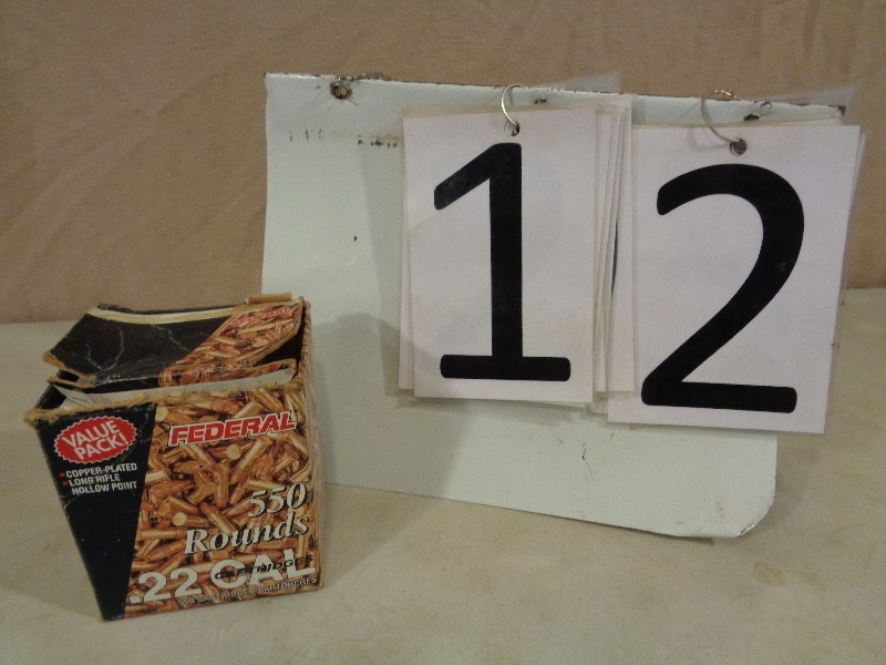 lot 12 image: 400 Rounds of Federal 22 LR