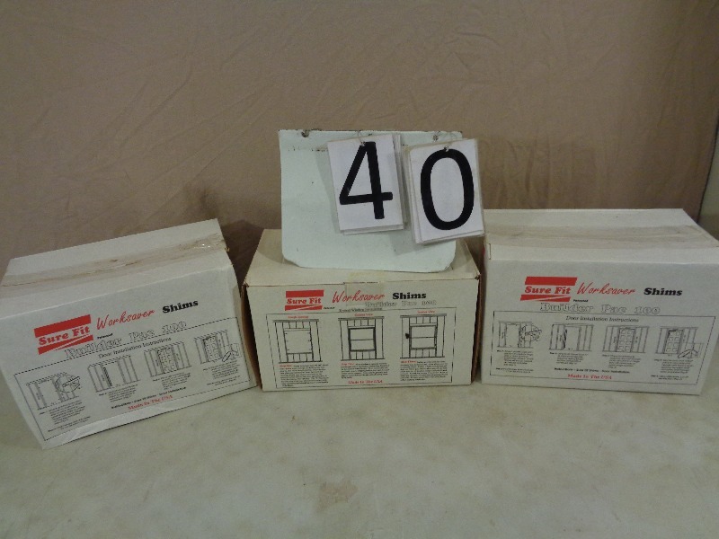 lot 40 image: New Sure Fit Shims