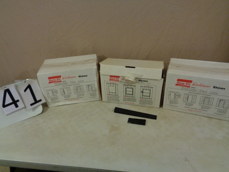 lot 41 image: New Sure Fit Shims