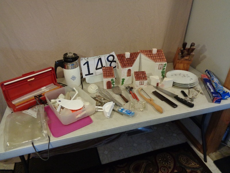 lot 148 image: Utensils, Canisters, Knives and More