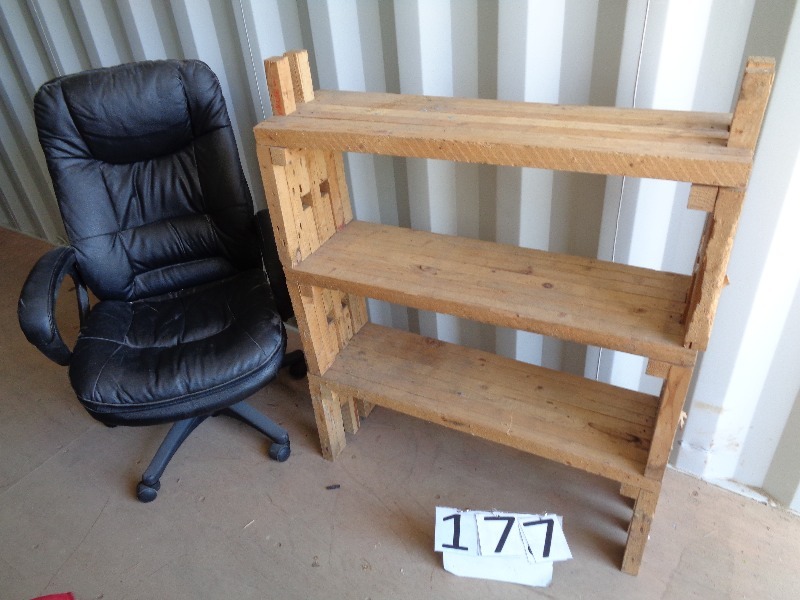 lot 177 image: Shelf and Chair