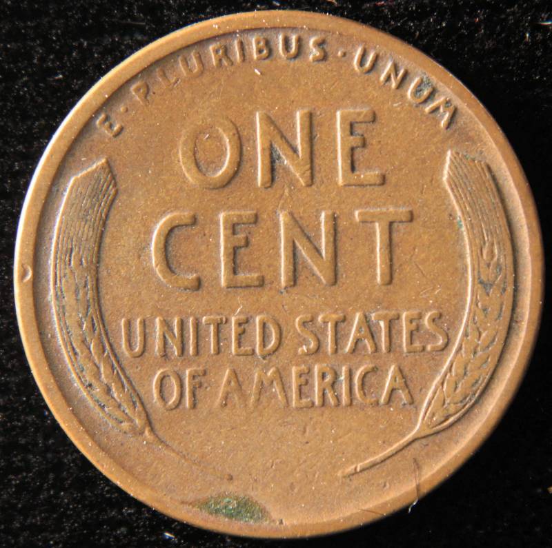 1913 S WHEAT CENT VF