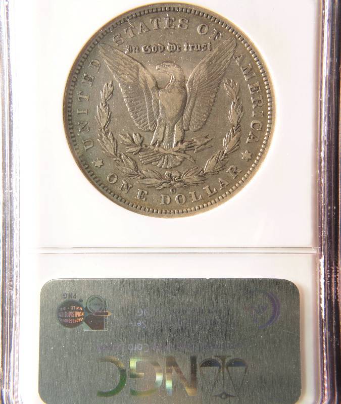 1895 O MORGAN SILVER DOLLAR VF30 NGC CERTIFIED RARE