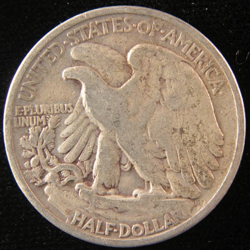 1936 WALKING LIBERTY SILVER HALF DOLLAR FINE