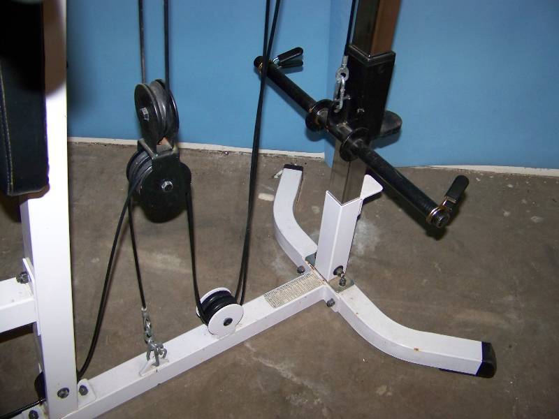 Powerline, Hardcore Gym, Workout  Exercise  Weight Training Station and Free Weights