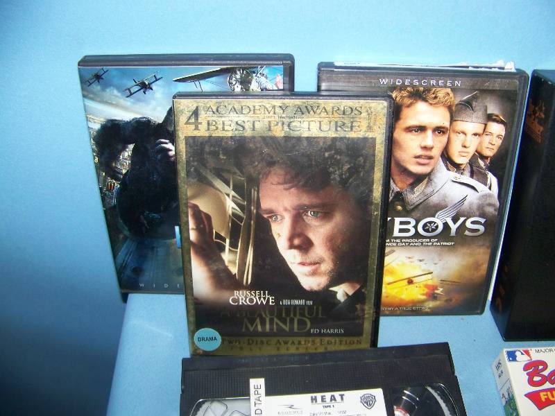 (6) DVDs and (17) VHS Tapes  Movies