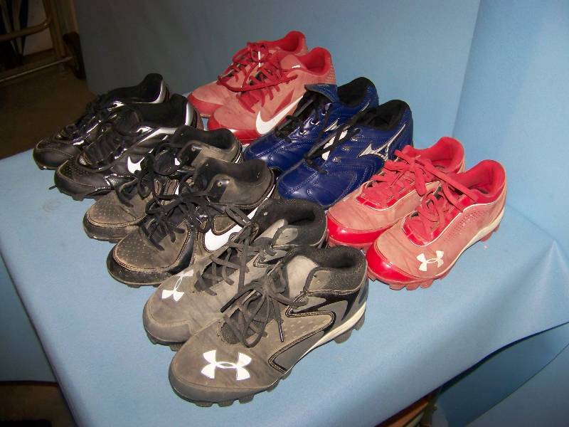 (6 pair) Kids Baseball Cleats