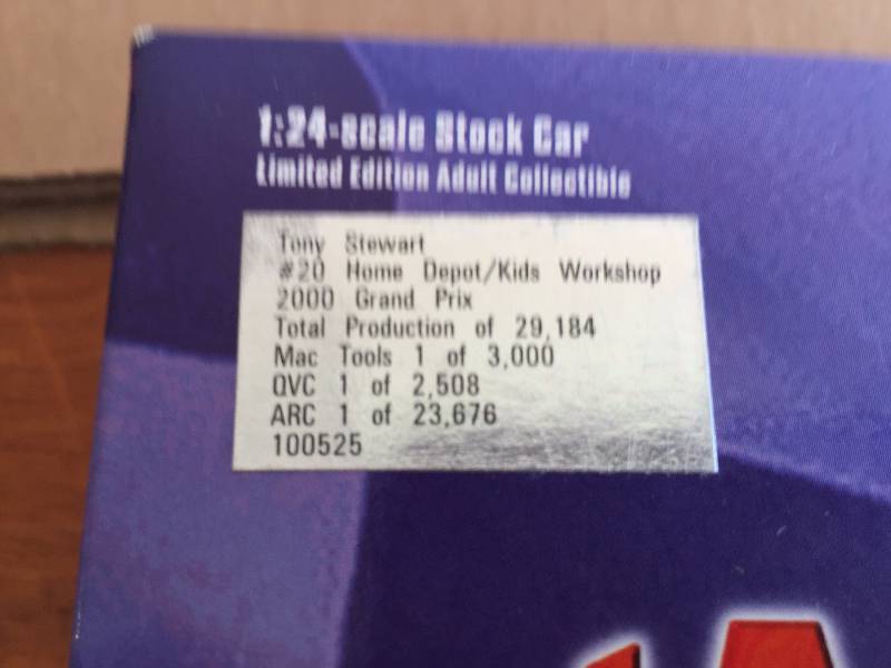 lot 15 image: TONY STEWART #20 HOME DEPOT KIDS WORKSHOP, 2000 GRAND PRIX