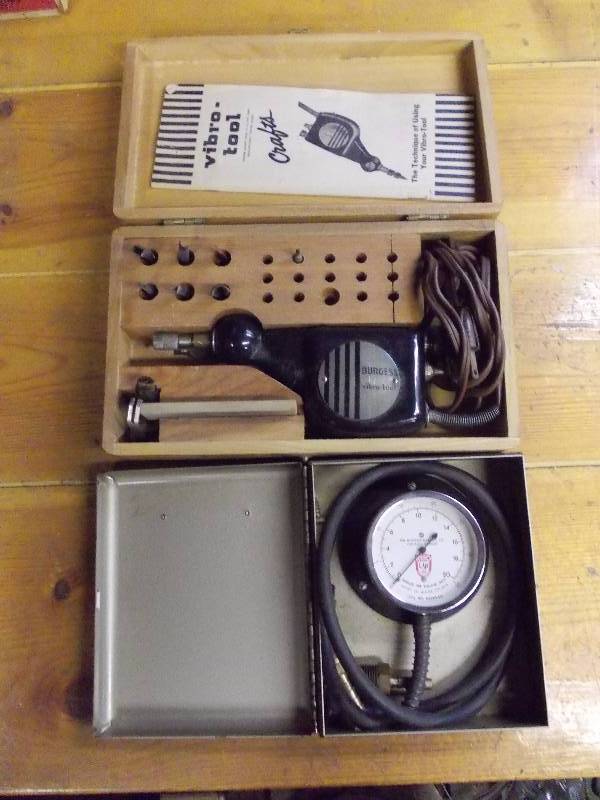 lot 96 image: Engraver & Water Pressure Meter