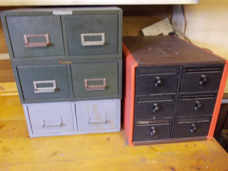 lot 104 image: 3-Multi Drawer Organizers