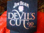lot 173-COPY image: Jim Beam devils cut display keg rack stands ...