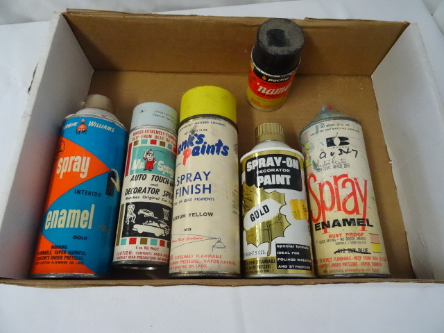 lot 70 image: Paint Cans