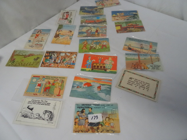 lot 173 image: Postcards