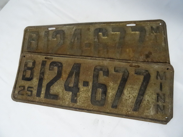 lot 175 image: Liscense Plates