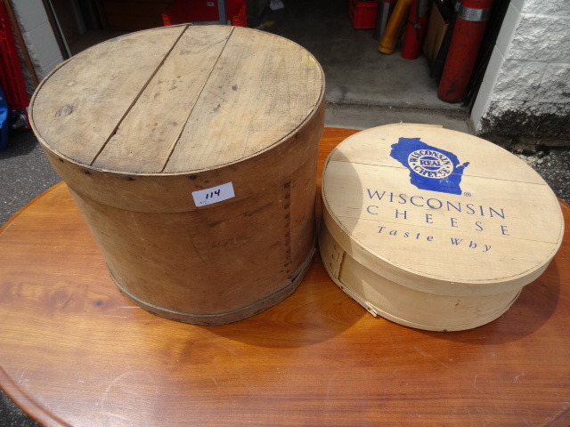 lot 114 image: Cheese Boxes 2