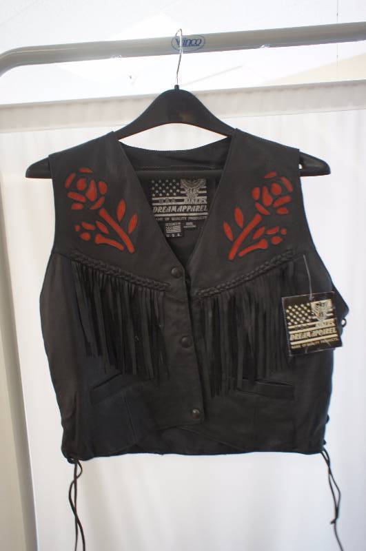 USA Bikers Dream Apparel Leather Vest