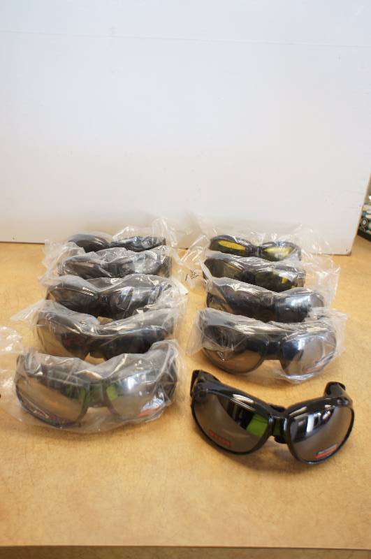 Global Vision Shatterproof Riding Goggles - 10 pack