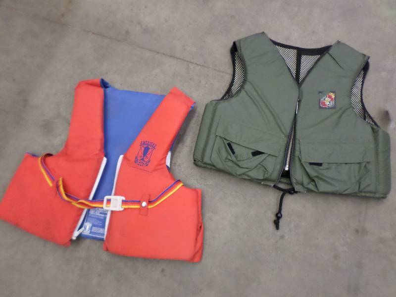 lot 29 image: (2) Adult Life Vests ...