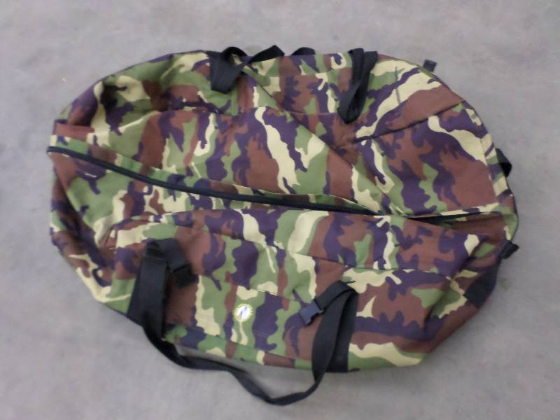lot 42 image: Large North Peak Camo Duffle Bag ...