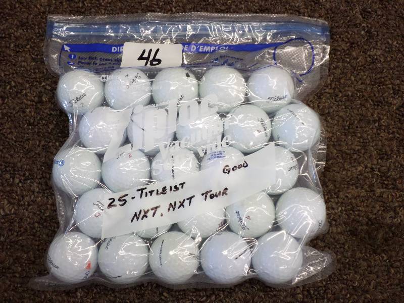 lot 46 image: (25) Titleist Golf Balls, NXT & NXT...