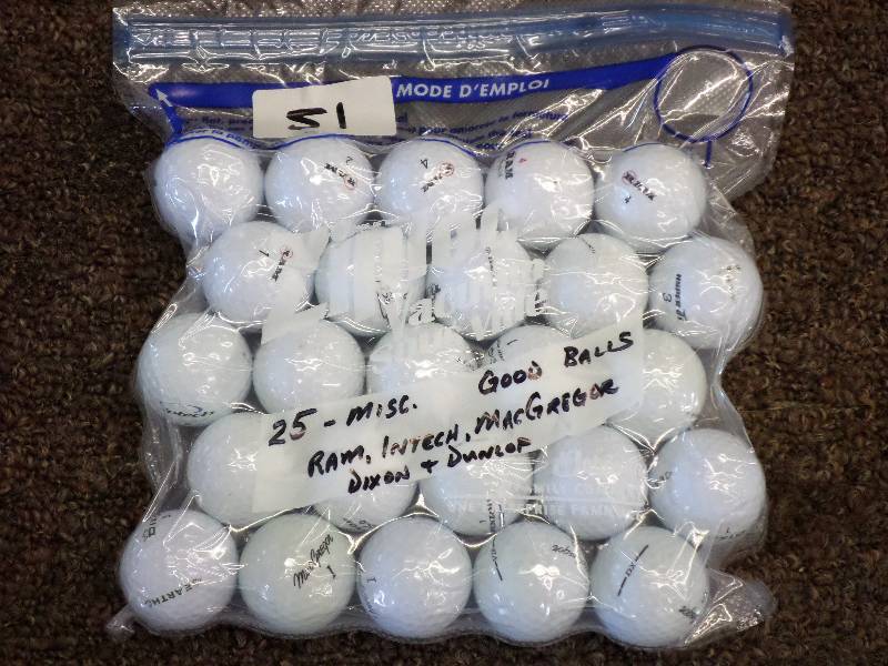 lot 51 image: (25) Misc Golf Balls Ram-Intech-Ma...