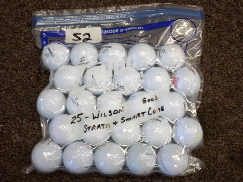 lot 52 image: (25) Wilson Strata & SmartCore Golf...