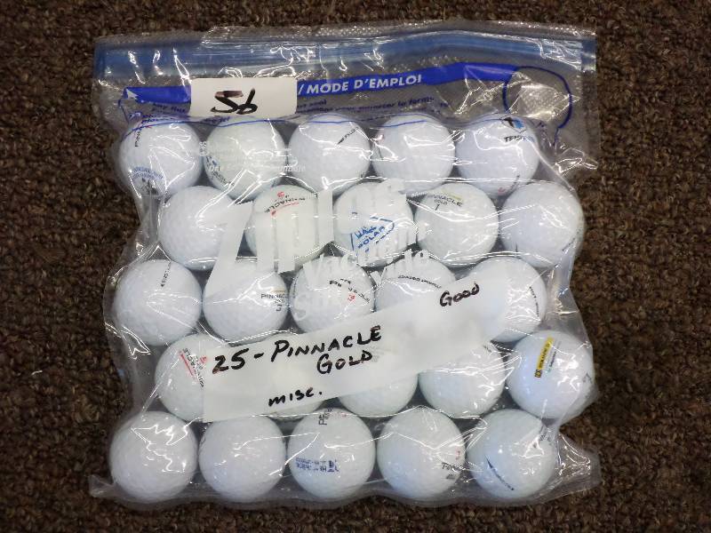 lot 56 image: (25) Pinnacle Gold Golf Balls, Good...