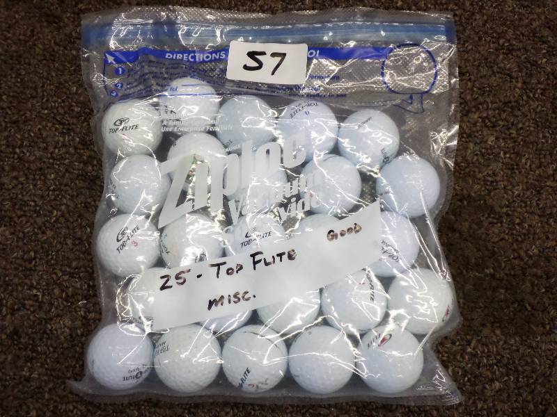 lot 57 image: (25) Misc Top Flite Golf Balls, Goo...