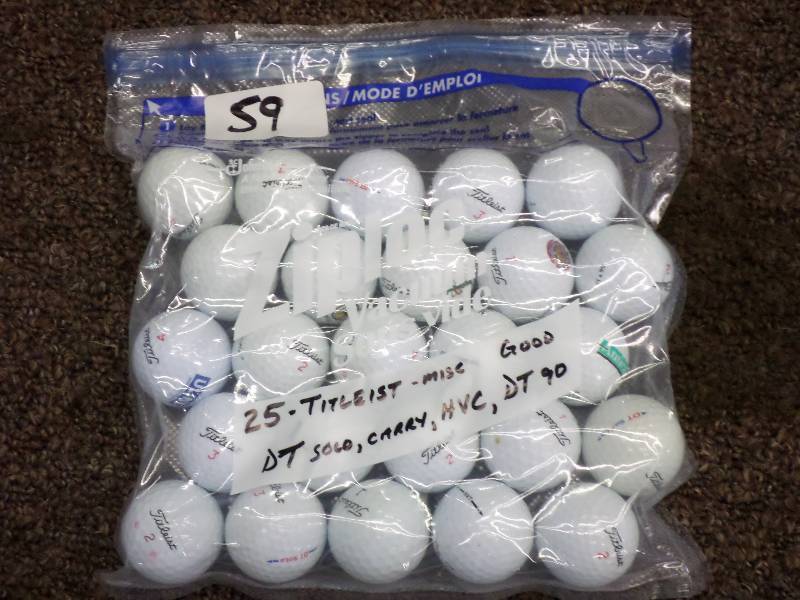 lot 59 image: (25) Titleist DT Solo-Carry-HVC-DT9...