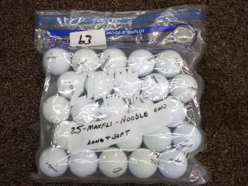 lot 63 image: (25) MaxFliNoodle Long & Soft Golf...