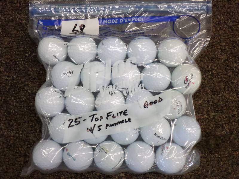 lot 68 image: (25) Top Flite Golf Balls, Good...