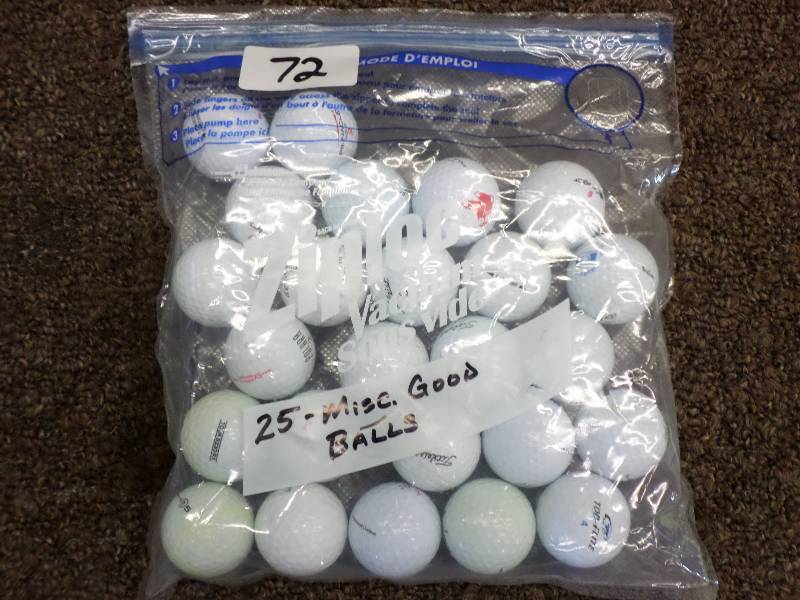 lot 72 image: (25) Misc Golf Balls, Good ...