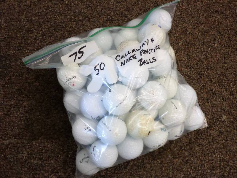 lot 75 image: (50) Callaway & Nike Practice Balls...