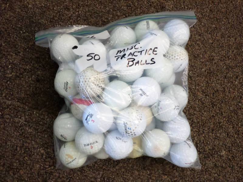 lot 76 image: (50) Misc Practice Balls, Good ...