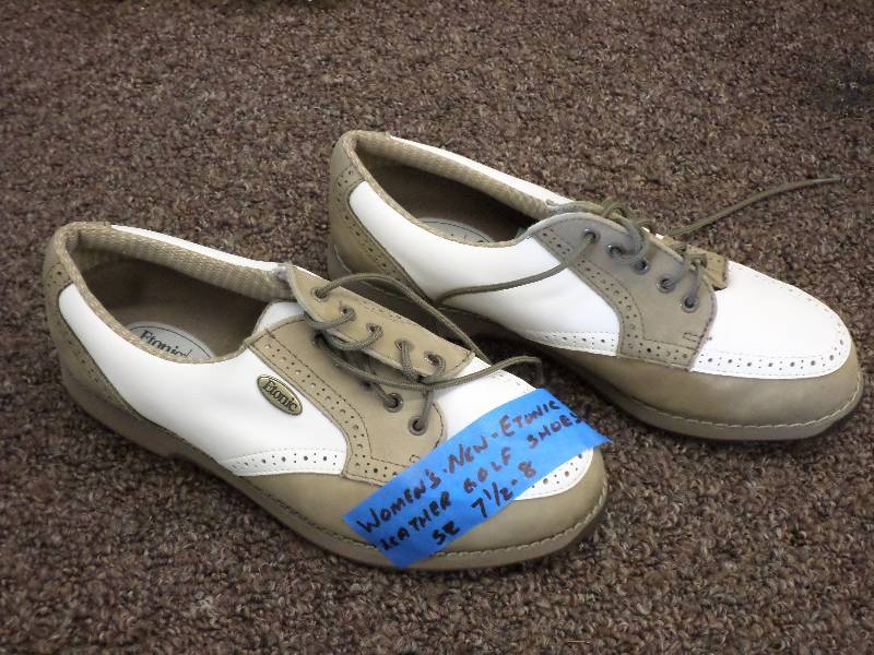 lot 86 image: New Etonic Womens Size 7.5-8 Leathe...