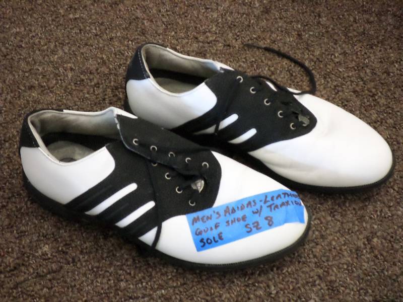 lot 88 image: Mens Adidas Size 8 Leather Golf Sho...