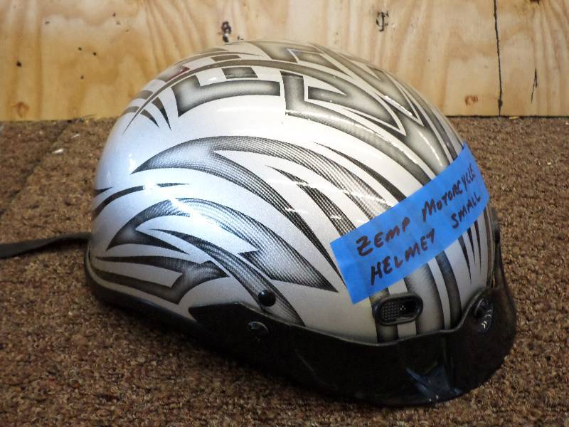 lot 126 image: Zemp Size Small Motorcyce Helmet ...