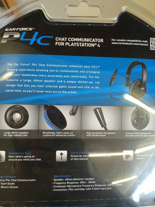 lot 64 image: Turtle Beach Ear Force P4c
