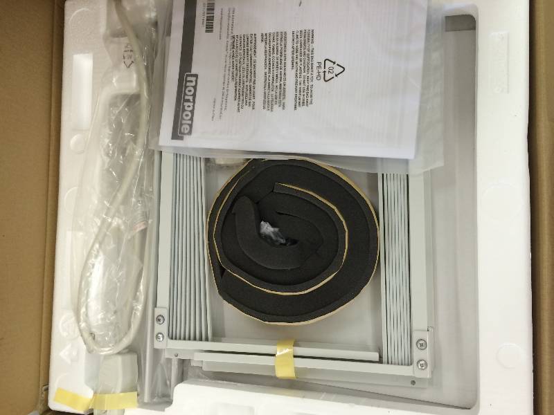 lot 13 image: Norpole 10,050 BTU Window Air Conditioner wRemote