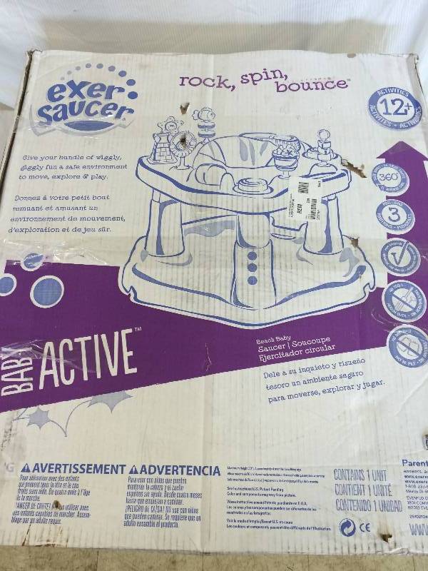 lot 20 image: Brand new Evenflo ExerSaucer Activity Center