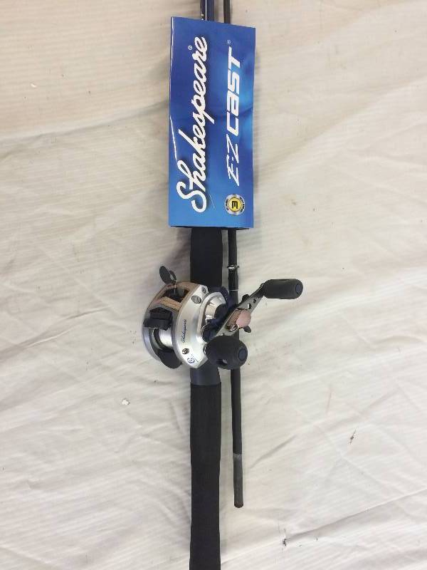 lot 29 image: Shakespeare EZ Cast Baitcast Rod and Reel Combo 11