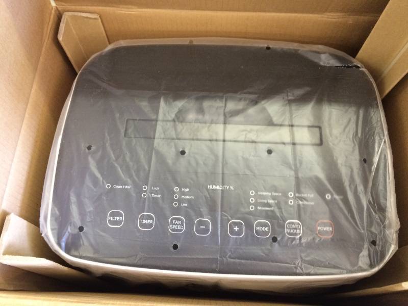 lot 52 image: Norpole 50-Pint Dehumidifier retail $239