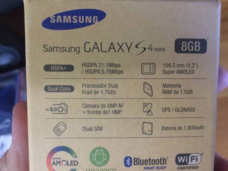 lot 60 image: Samsung Galaxy S4 Mini 4G LTE GT-i9195 8GB retail $199
