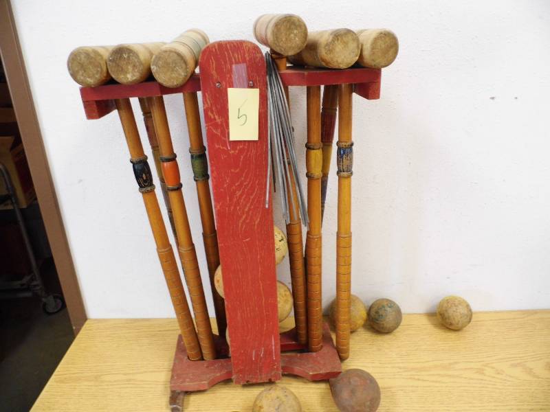 Vintage Croquet Set