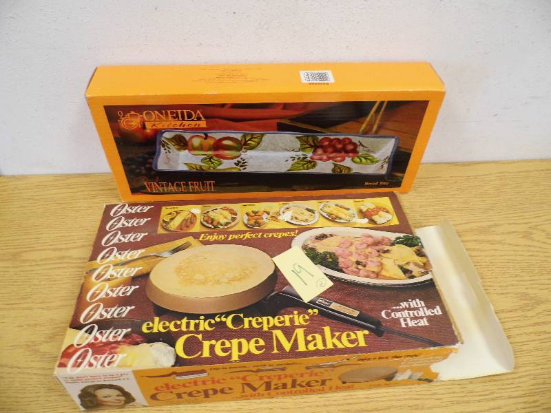 Bread Tray and Crepe maker